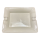 White ceramic ashtray