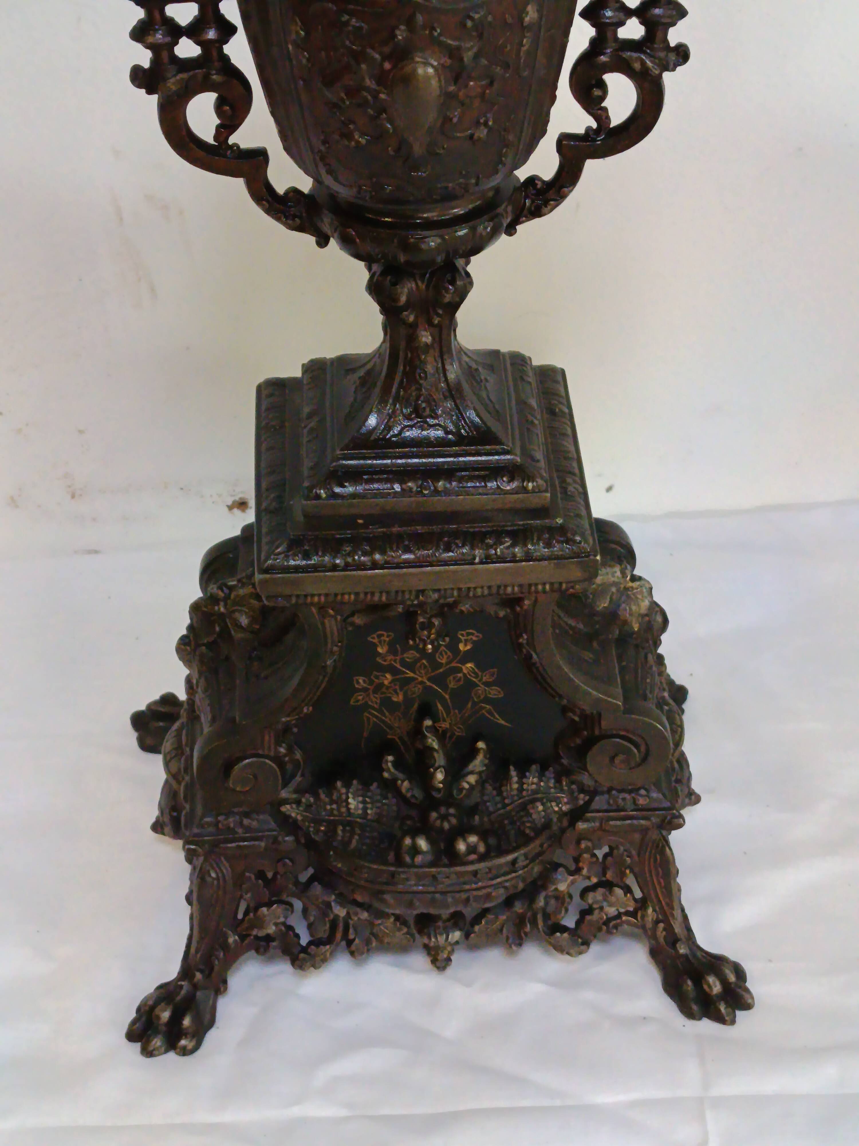 large pair of candlesticks