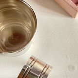 Silver-plated glass and napkin ring by UDNER