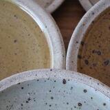 5 Pierre Digan stoneware plates