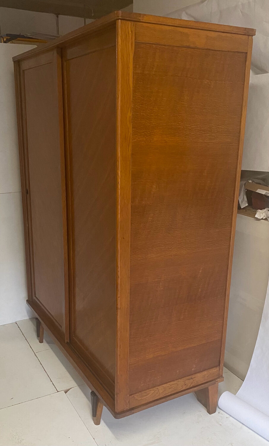 Vintage cabinet feet compass