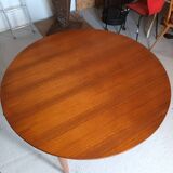 Vintage round extendable table