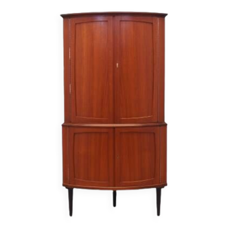 Mahogany corner cabinet, 1970s, Danish design, production: Denmark