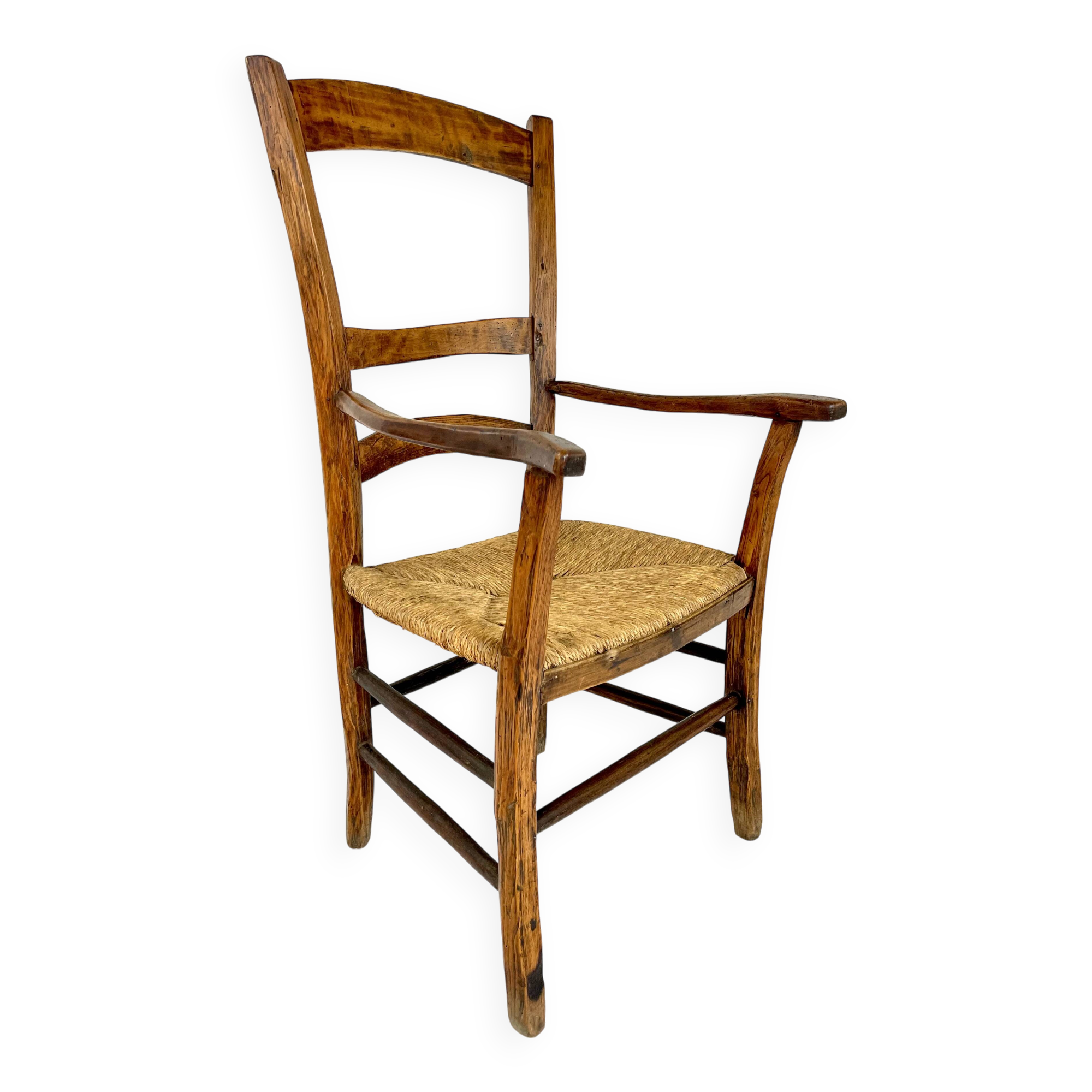 18th century rustic country armchair