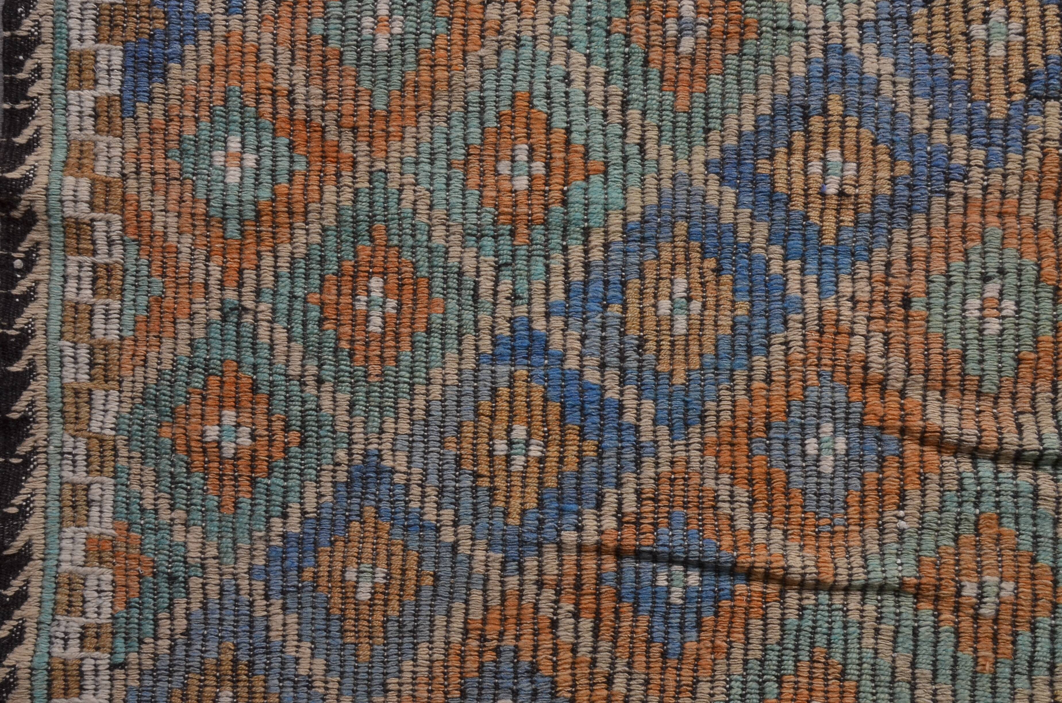 Handwoven Tribal Oushak Kilim Rug sku 1896