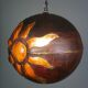 Brutalist suspension lamp Nanny Still McKinney, 1960