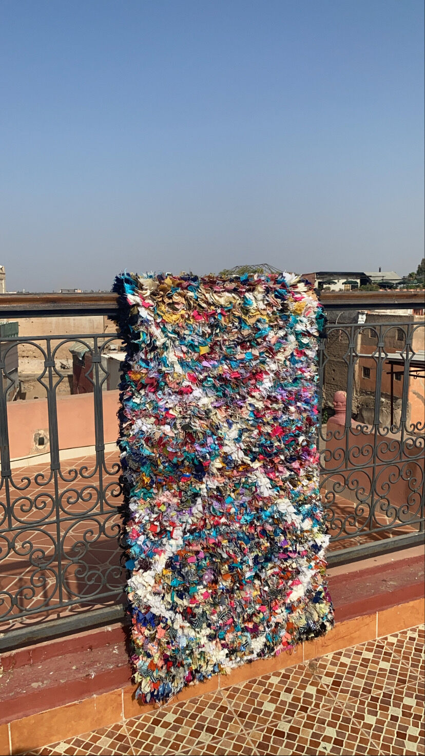 Moroccan carpet boucherouite