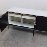 Enfilade noir et marbre par Florence Knoll pour Knoll, 1961