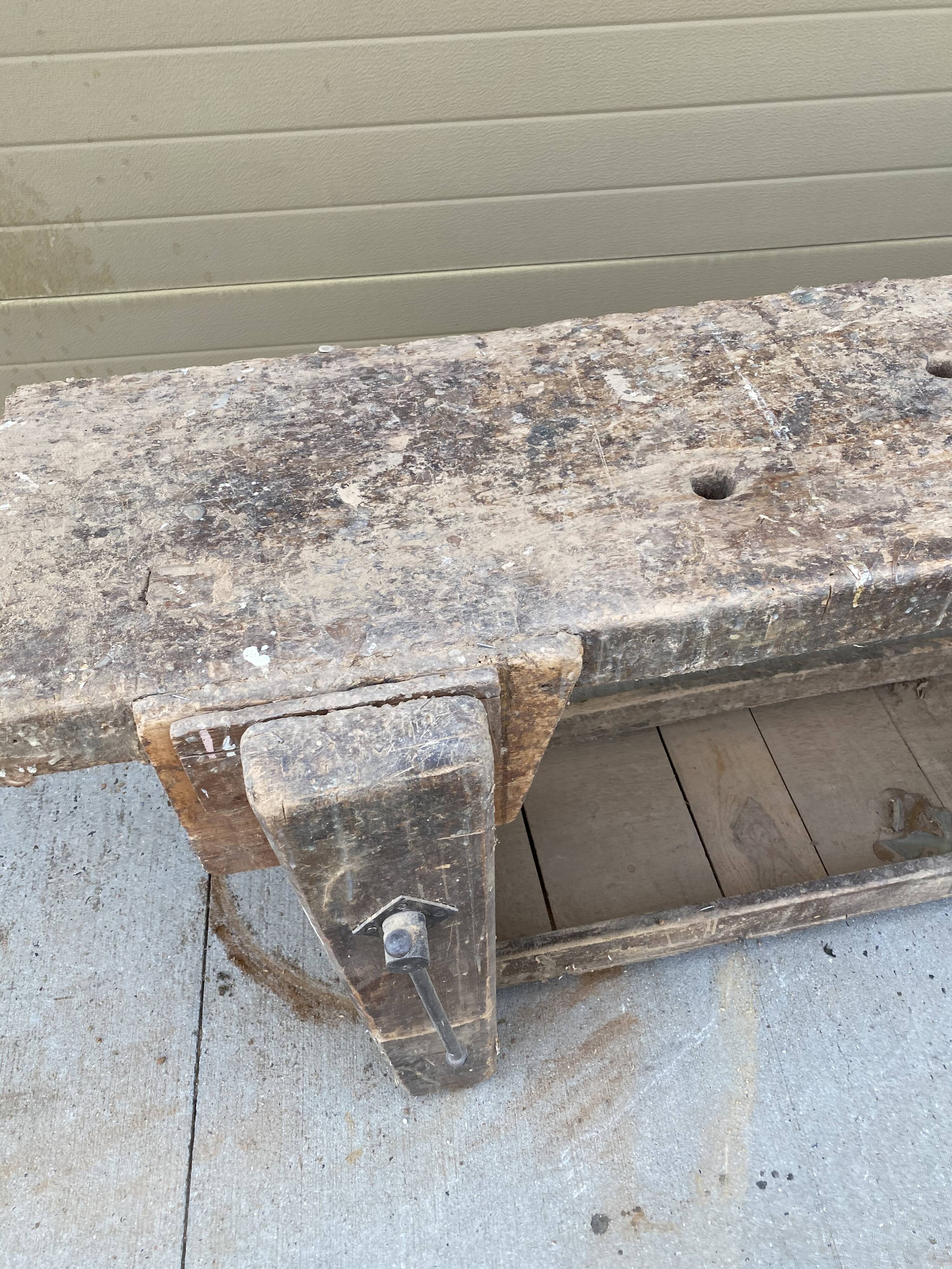 Traditional press joiner's workbench