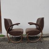 Le Triomphe bridge armchair by Charles Siclis