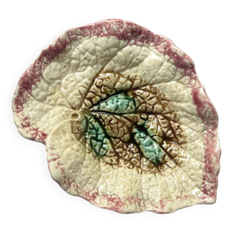19th century barbotine dish