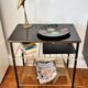 Table for turntable and vinyl records 1960