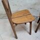 Paire de chaises grain de café