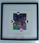 Tableau Vintage Art Optique - Victor Vasarely - Frame 40x40cm