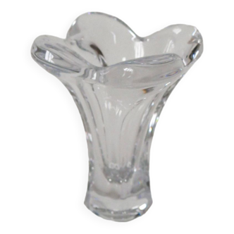 petit vase corolle en cristal 1950