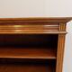 Antique oak open bookcase