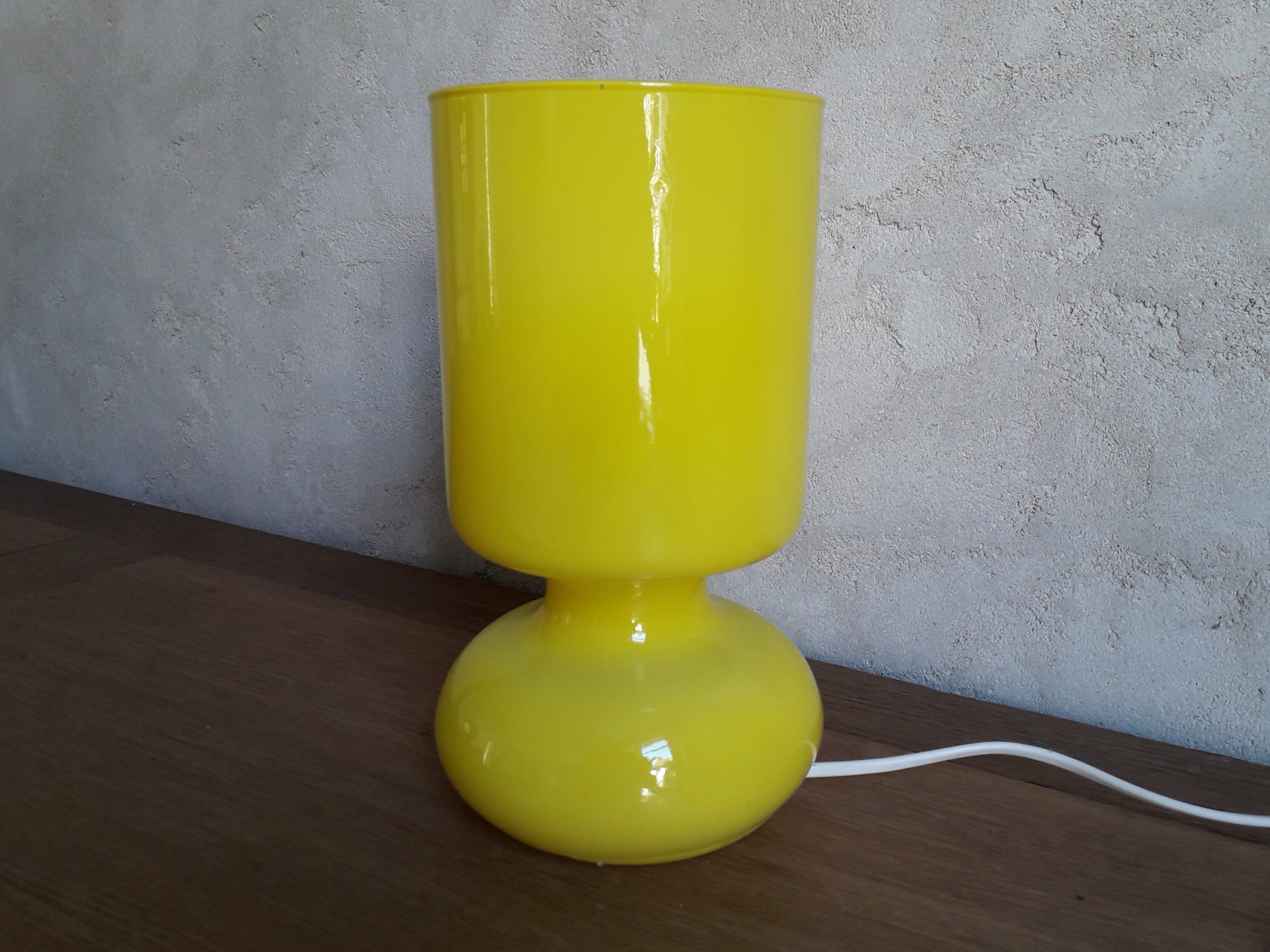 Ikea Lykta yellow canary lamp vintage 90s