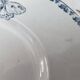 Large oval earthenware dish from Sarreguemines model Carmen