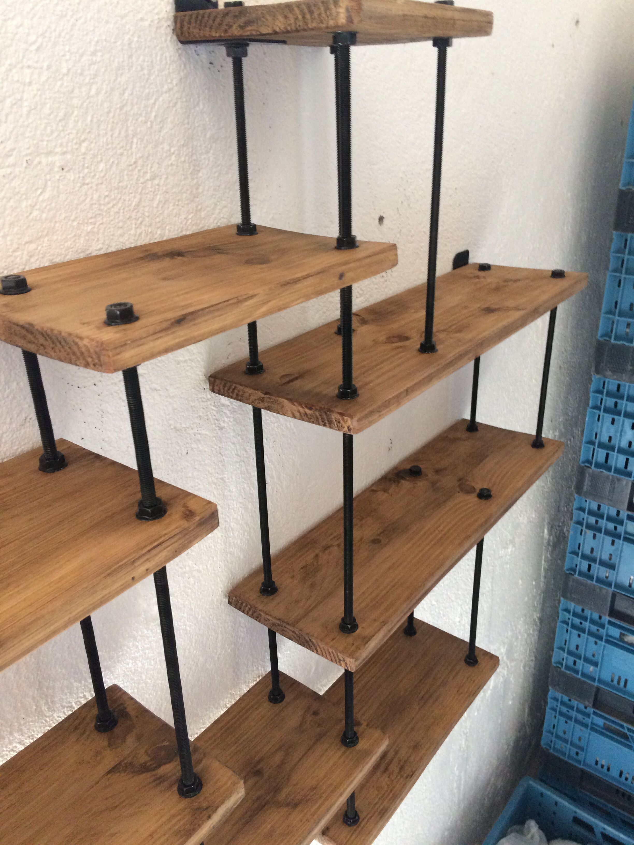 Industrial shelves