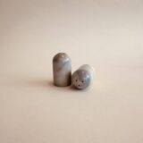 Marble salt and pepper shakers