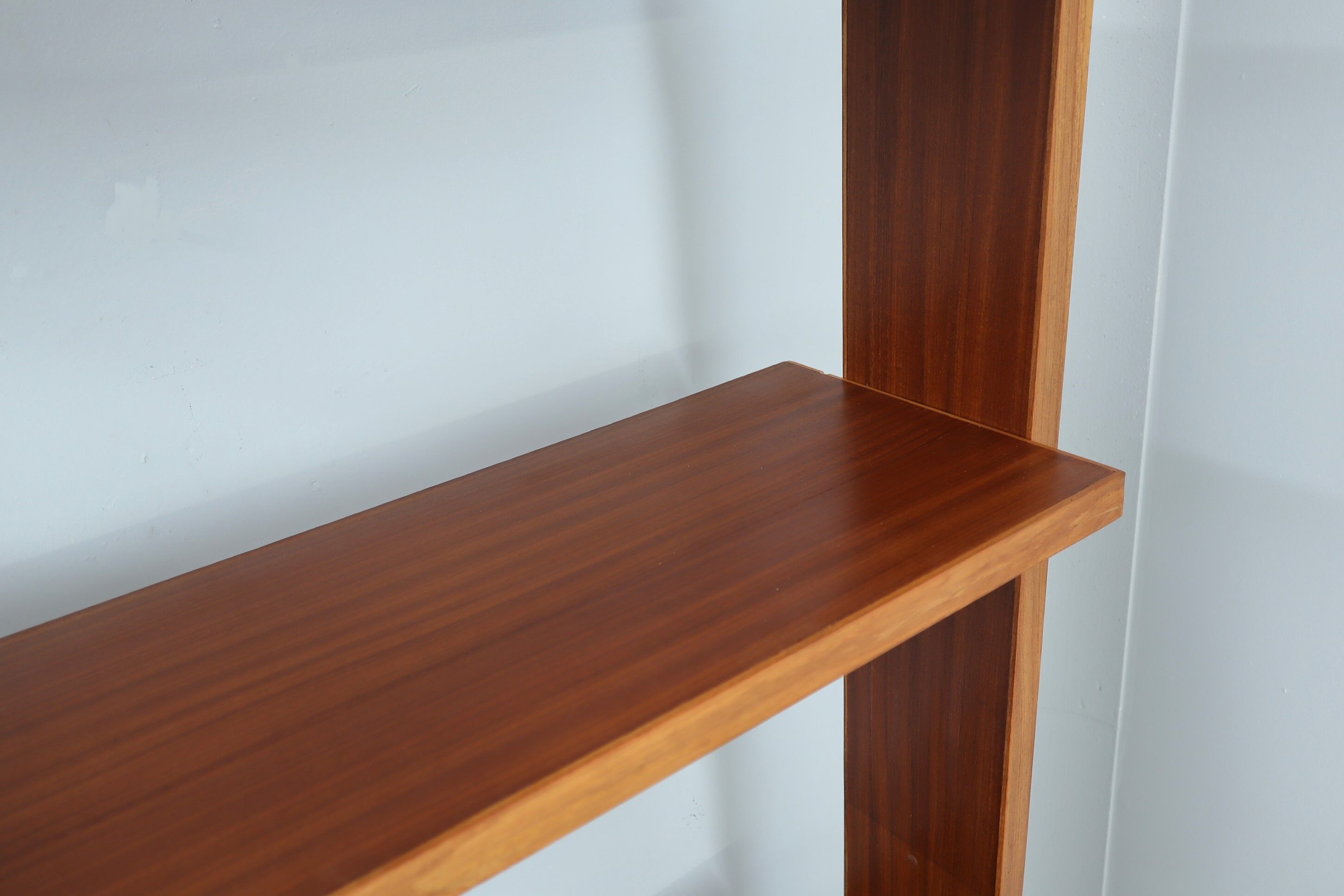 Mid century teak shelves bookcase 1960s