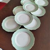 9 flat plates L'Amandinoise "Cafés Nico"