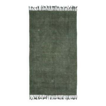 Dark Green Rugs For Living Room Vintage Kilim Rug,157x278Cm