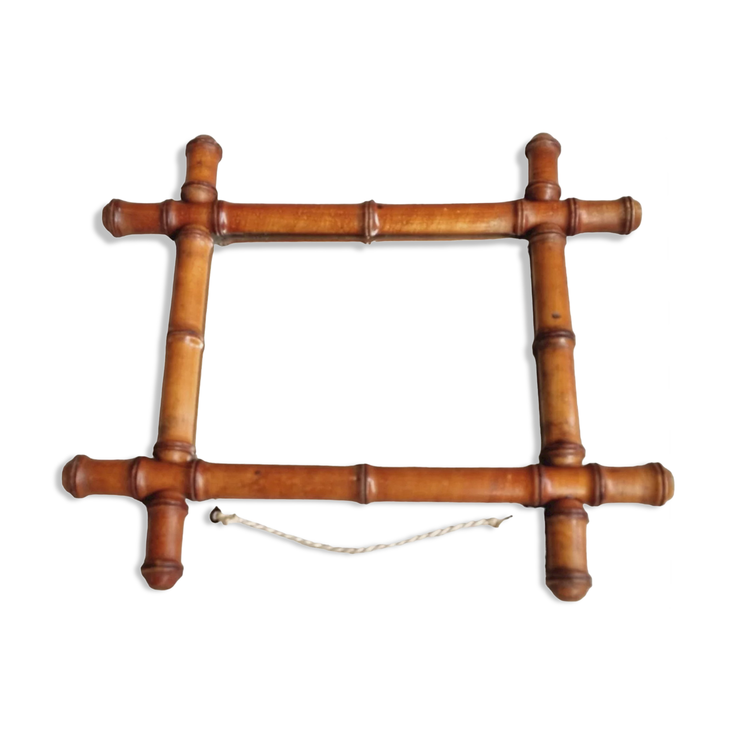 Antique mirror faux bamboo French wall mirror