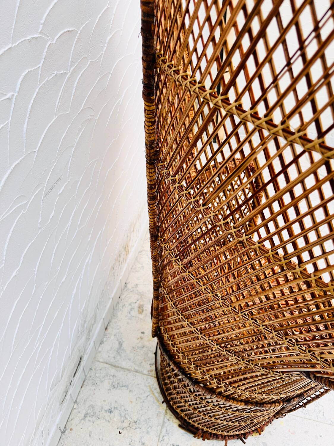 Emmanuelle rattan armchair