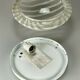 Plafoniere ceiling lamp glass space design lamp 70s