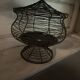 Wrought iron candle holder