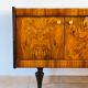 Art deco style in walnut bramble sideboard 1950
