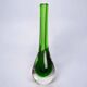 Green sommerso soliflor vase by Seguso, Murano, Italy, 1970