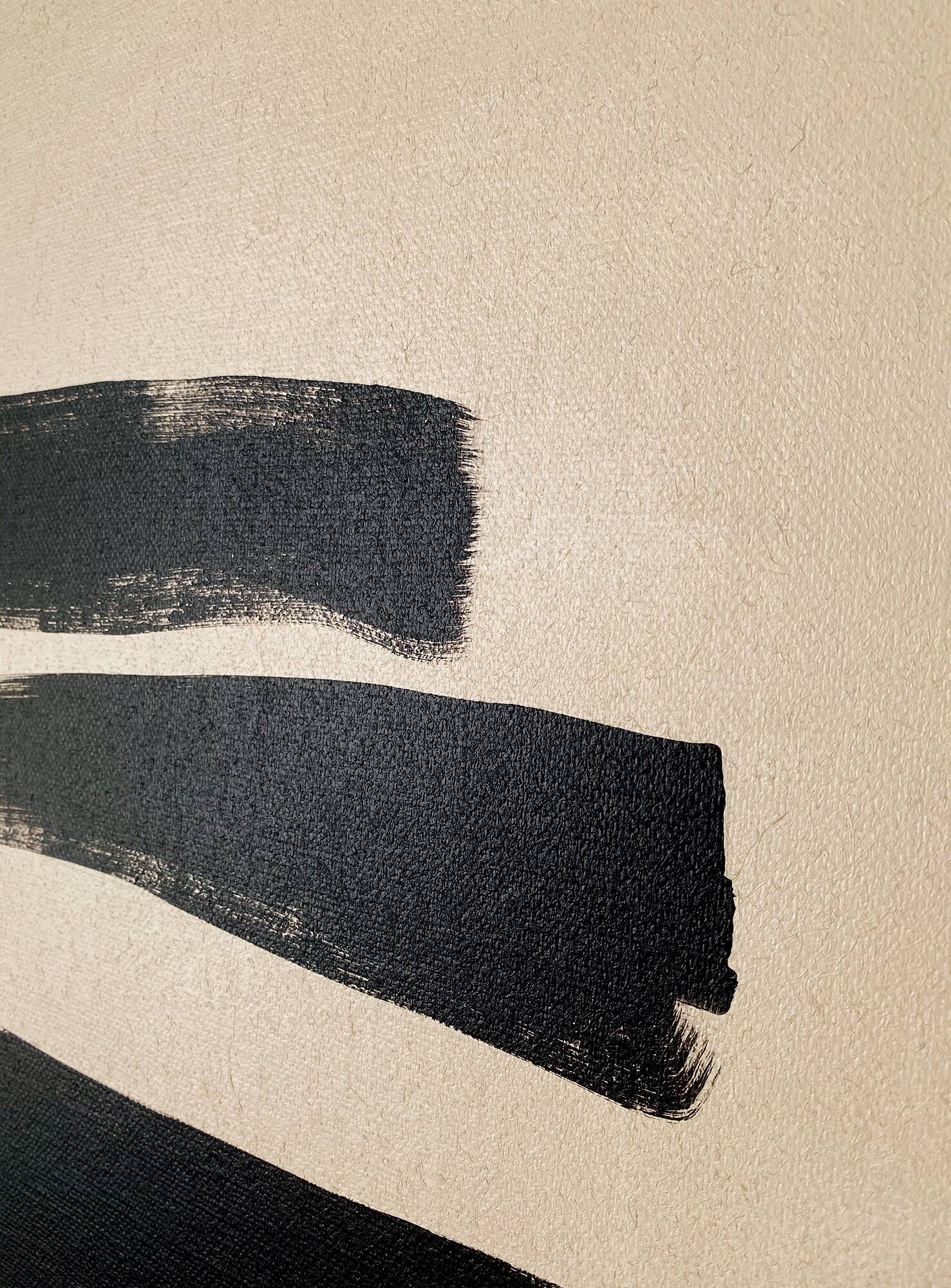 "Stripes" Abstract painting on canvas, 70x100 cm