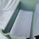 wooden bed 1950s child