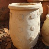 Large handmade raw tamegroute terracotta jar