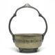 Sugar bowl, Eclecticism, silver-plated brass, tin, Poland, 1930s