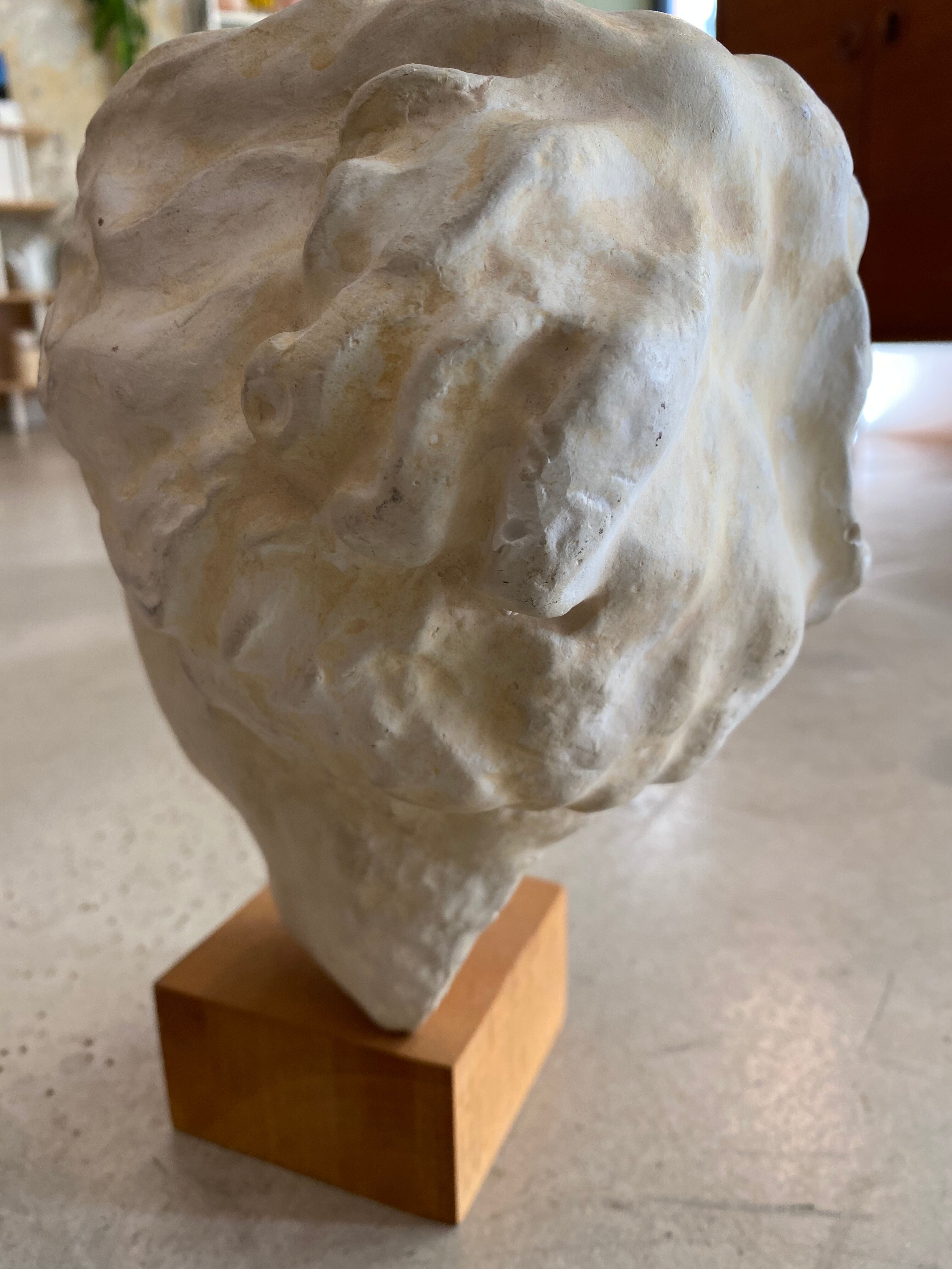 Antique plaster head