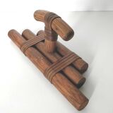 Patère in rattan