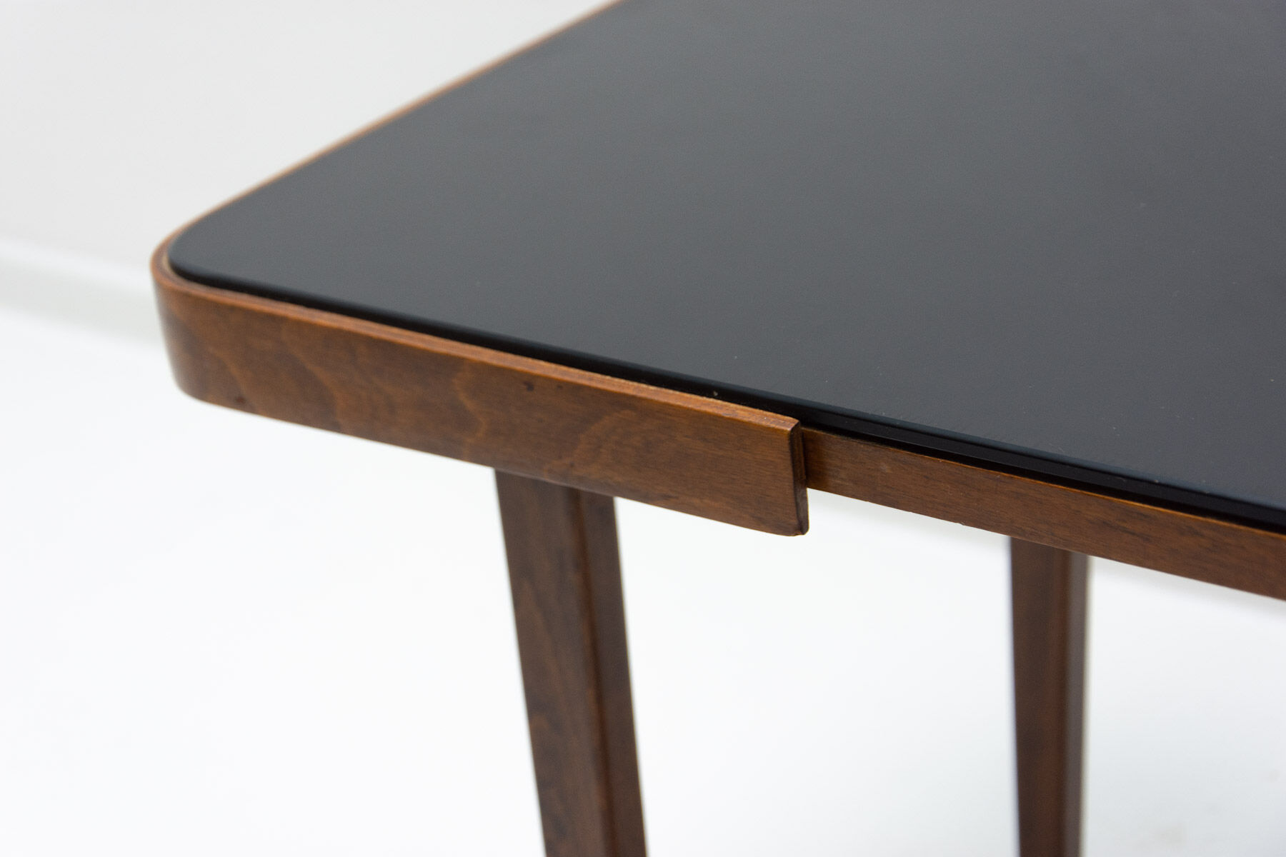 Mid century opaxite glass coffee table, 1960´s, Czechoslovakia