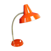 Vintage vermilion desk lamp