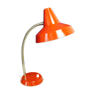 Vintage vermilion desk lamp