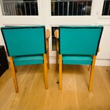 Fauteuil Vert Compas 70s