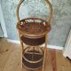 Vintage rattan bar – Portable – 60s–70s – Bohemian