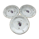 Sologne porcelain dessert plates