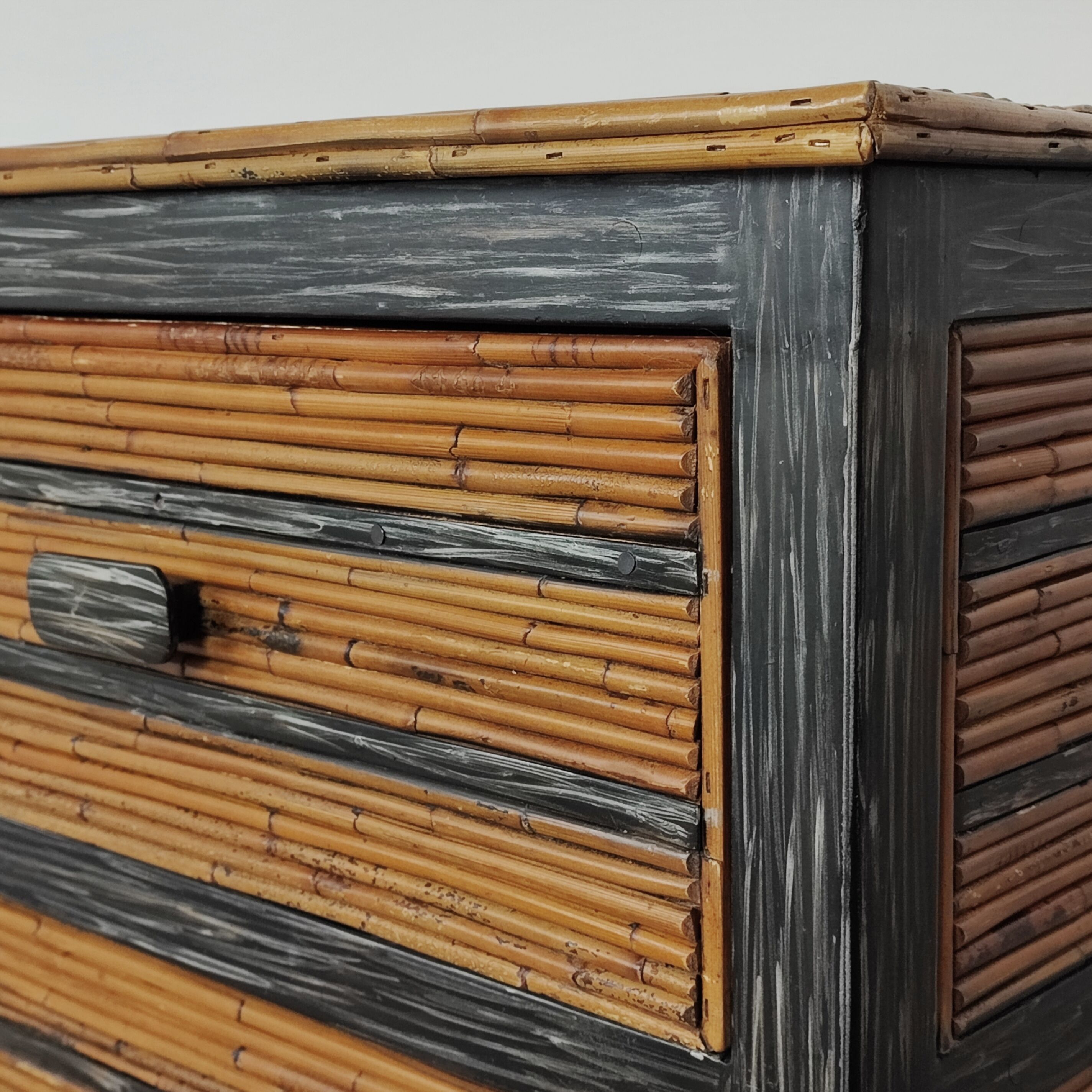 Commode en rotin 80