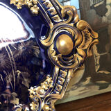 Decorative plate in Limoges porcelain