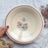 Vintage LUNEVILLE hollow dish, "Aurore" model, Made in France