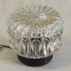 Molded glass ceiling or wall light - 60s/70s
