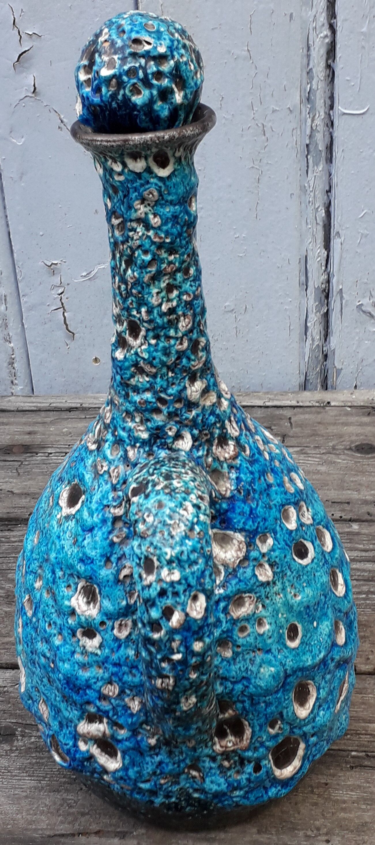 Carafe fat lava bleu